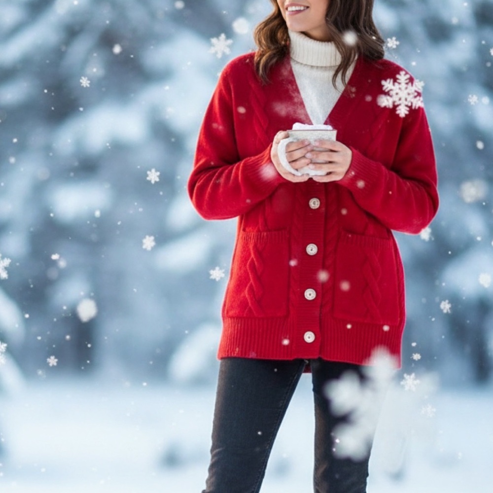 Classic Red Women's Sweater